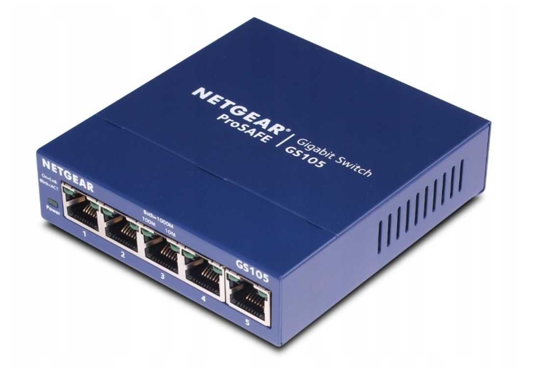 Switch Netgear GS105GE GIGABIT LAN 5x 1000Mb/s