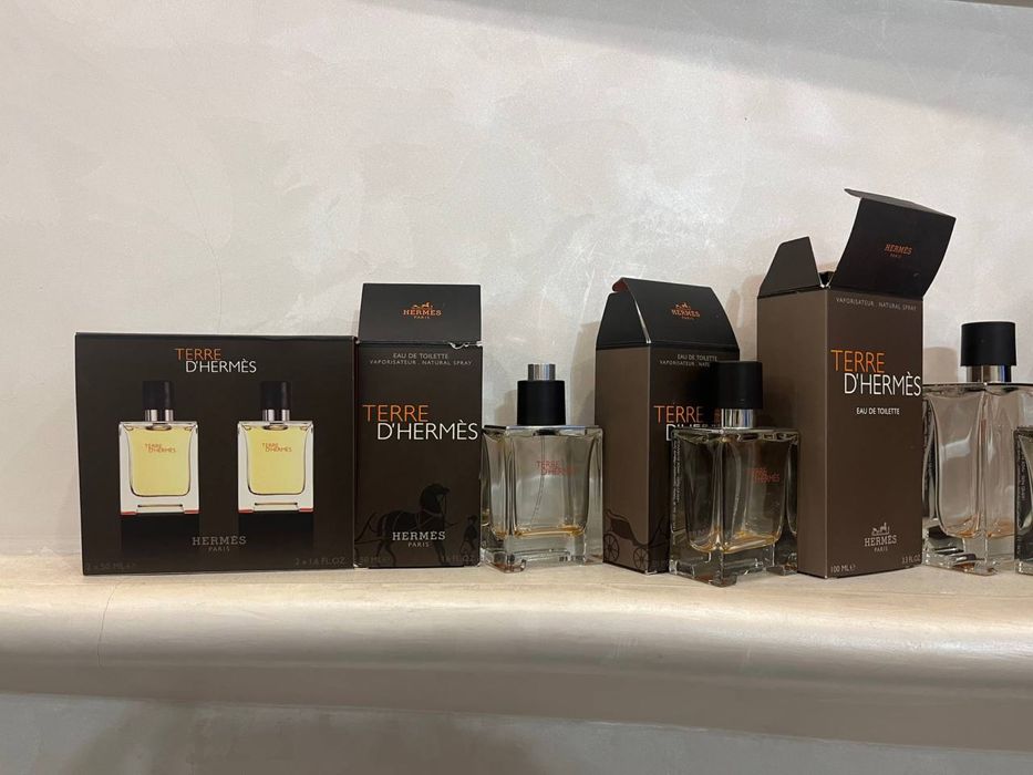 Флаконы от духов Hermes. Коробки от Хермес Оригинал.