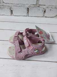 Sandały sandałki dziecięce dziewczęce Jednorożec roz. 26 nowe z metką