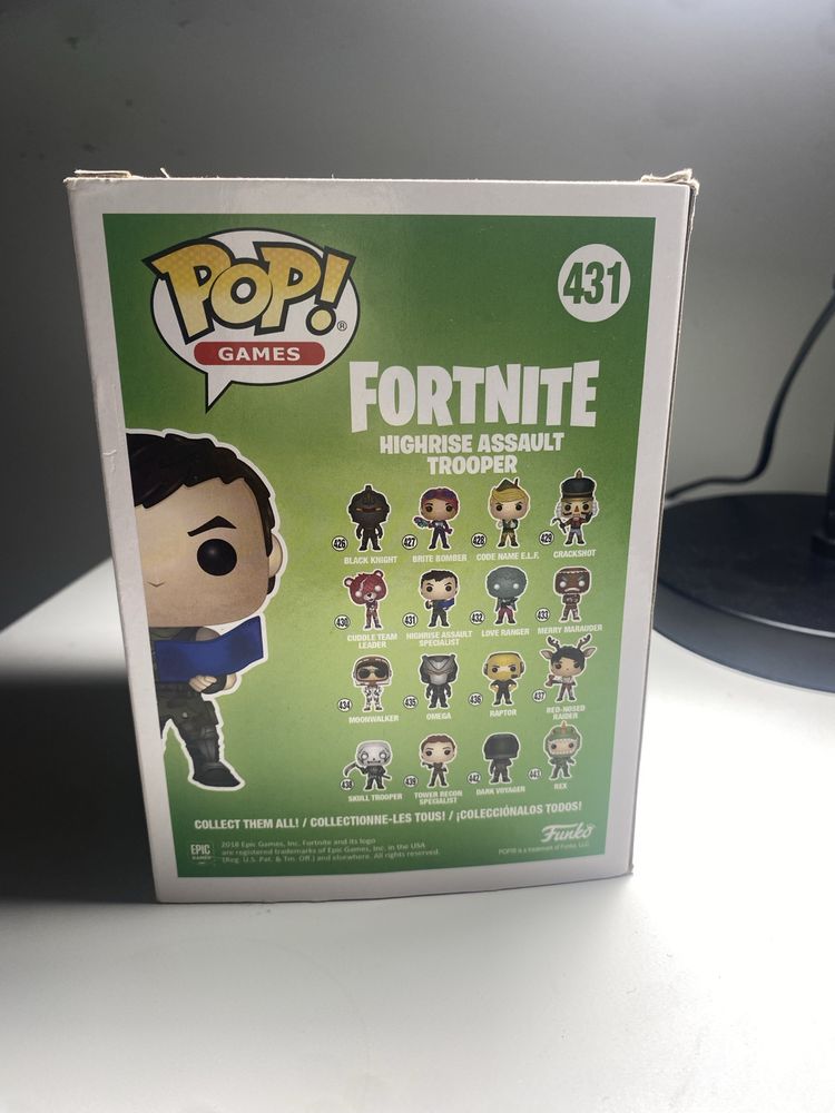 Boneco Funko do Highrise Assault Trooper do Fortnite
