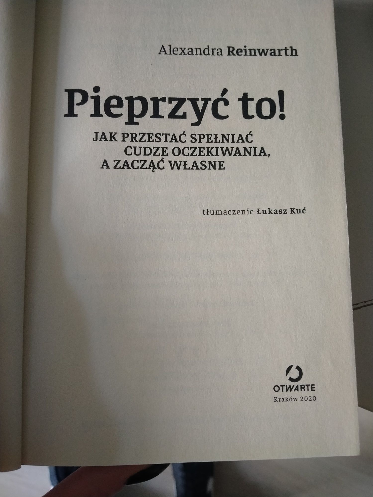 'Pieprzyć to' Alexandra Reinwarth