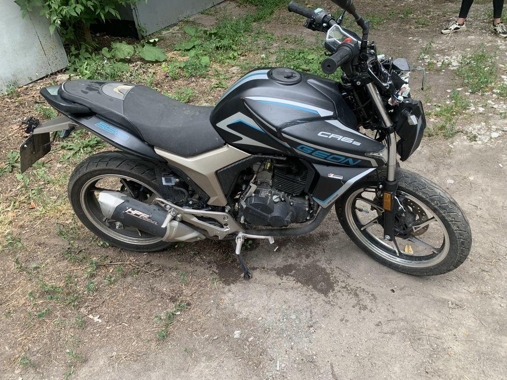 Мотоцикл GEON CR6S 250 2023 после мелкого дтп