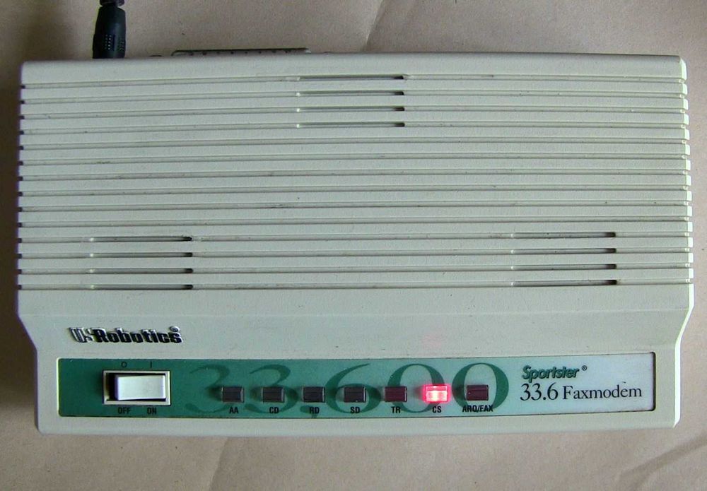 U.S.Robotics Sportster 33.6 Faxmodem Модем. Раритет легенда