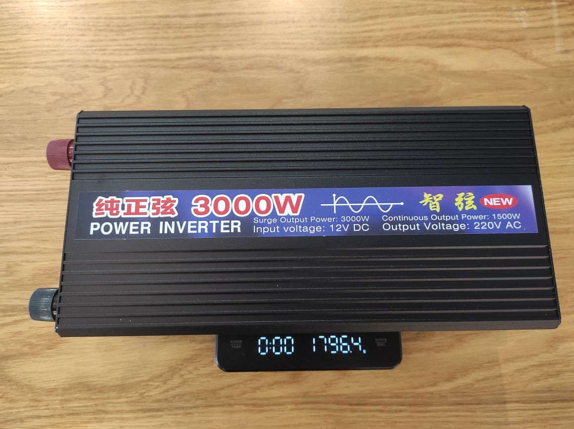 Інвертор чиста синусоїда 12V  3000W (1500W)