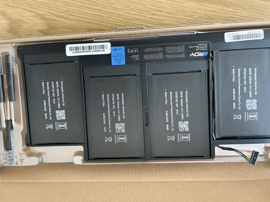Акумулятор для ноутбука RDY  A1496 для Apple MacBook