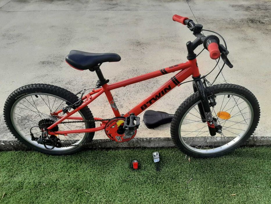 Bicicleta Criança Roda 20” B’Twin - Vermelha