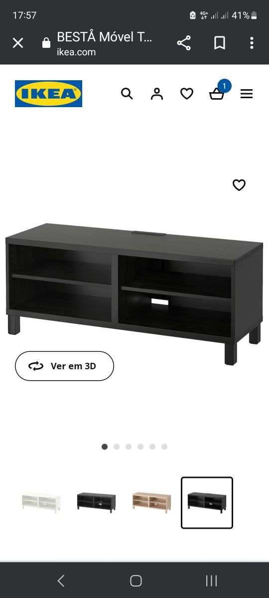 Movel TV Bestå como novo