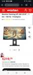 Monitor 144 hz HP 24x