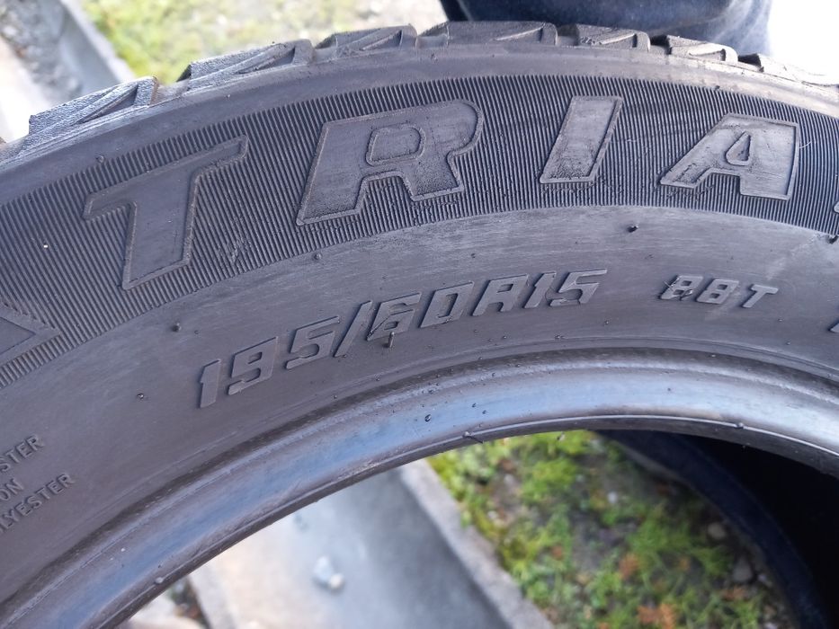 4x Opony Używane Zimowe 195/60R15 Triangle