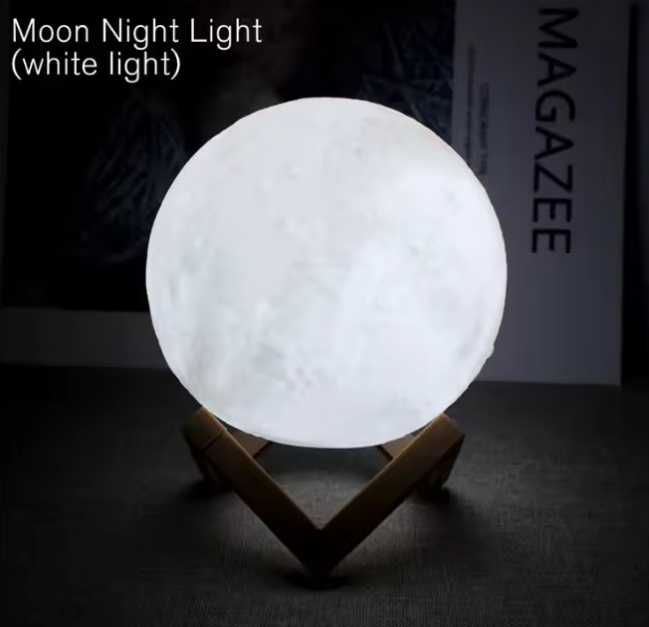 luz de cabeceira Lua / luz de presença Lua