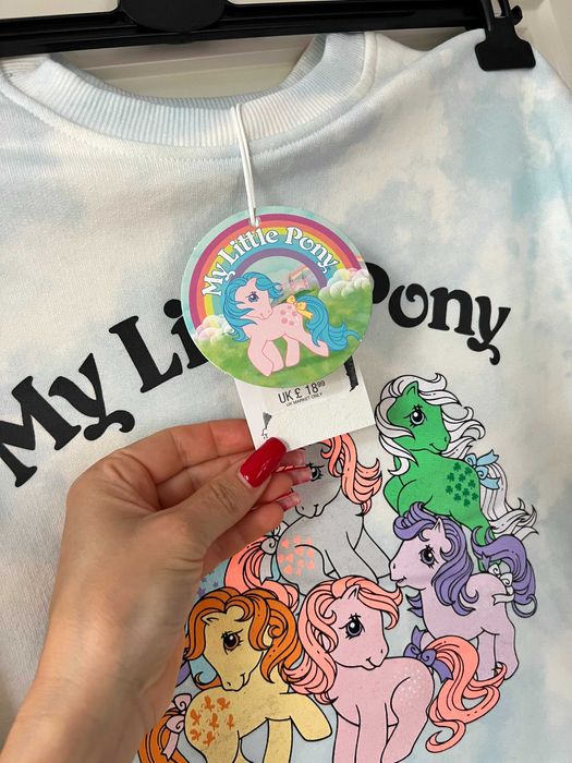 Nowa bluza Zara limited My Little Pony dla dziewczynki rozmiar 140