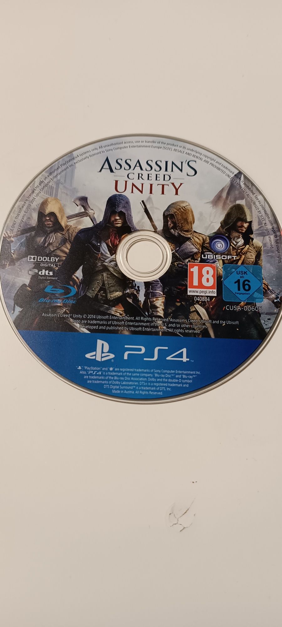 Assassin's Creed Unity PL PS4 PlayStation4 ps5 PlayStation5