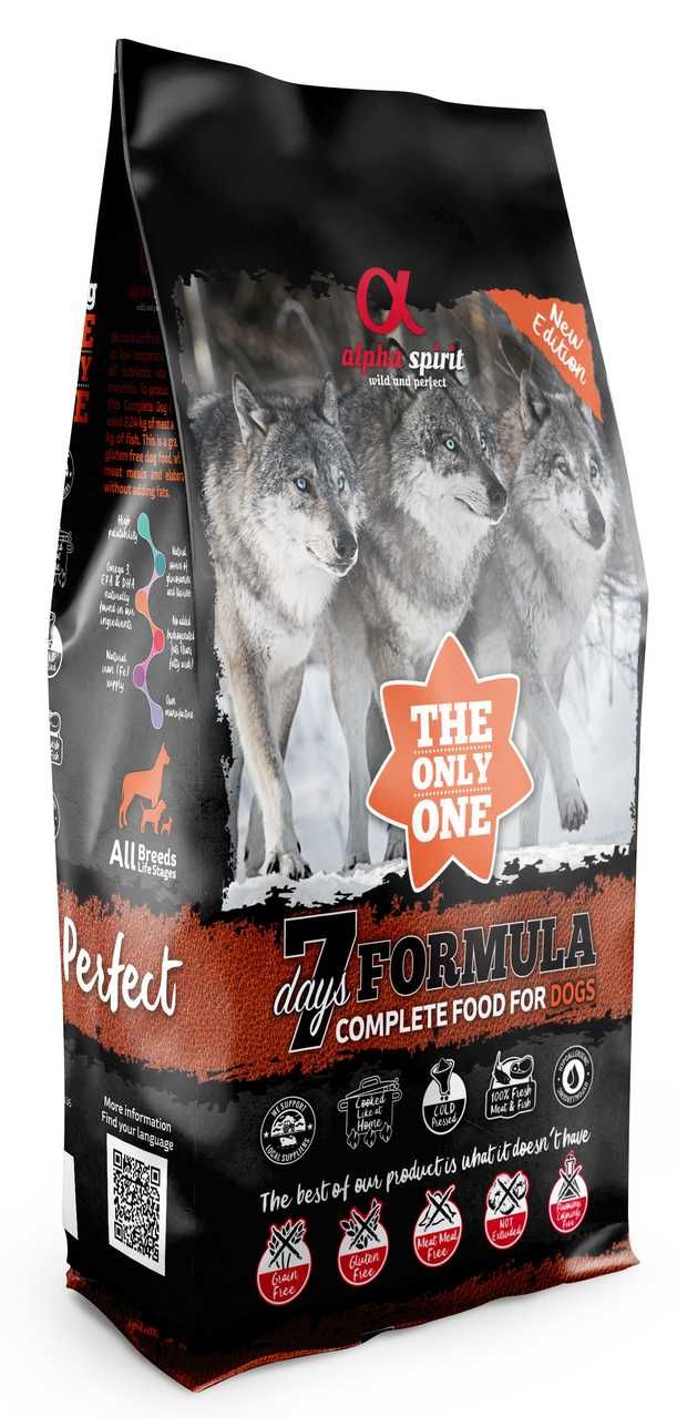 Alpha Spirit 7 Days Formula karma sucha 12kg PROMOCJA