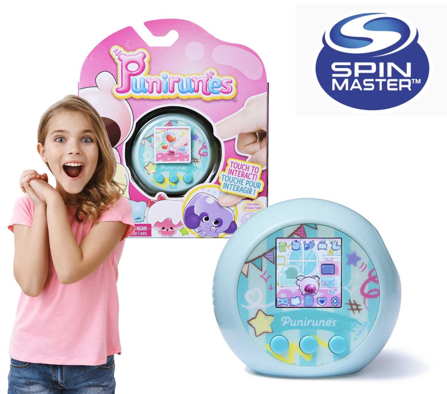 Interaktywna zabawka Spin Master Punirunes jak Tamagotchi prezent