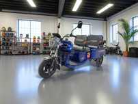 Грузовой трехколесный электро скутер Crosser cargo 10 800 W/32Ah TR5