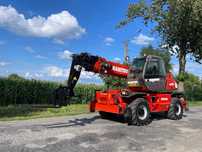 Manitou Ładowarka teleskopowa Manitou MRT 2150 Rok 2007 Perkins Bardzo ładny stan Niski przebieg Obrotowa ROTO 21 METRÓW 5 TON Oryginał stan  Joysticki,Kamera,Webasto,Pilot do sterowania_Gotowa do pracy_Piękna!