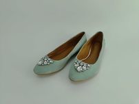 Maciejka Buty Baleriny 035/74-09/00-5 Zielony, miętowy rozmiar 41