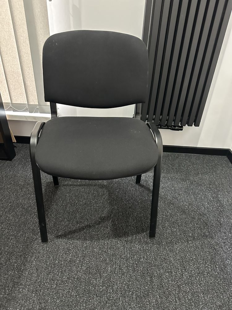 Krzesło biurowe czarne 4 sztuki