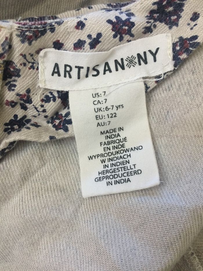 Платье artisan ny 6-7 л ( 122 см).