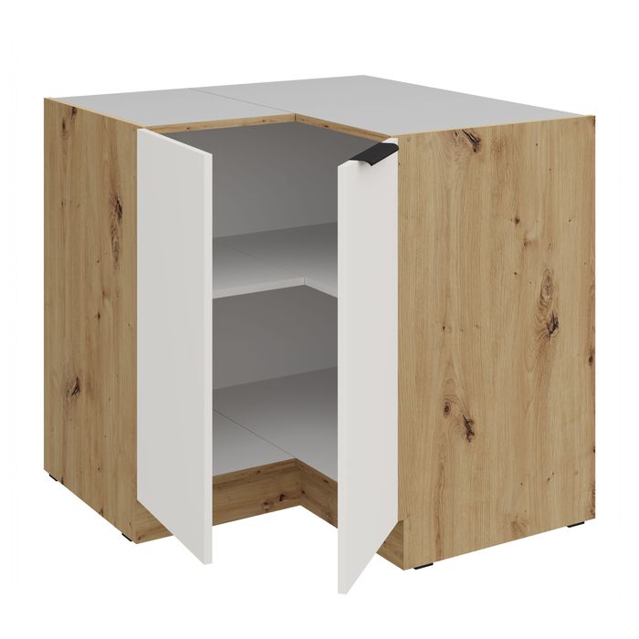 Meble kuchenne kuchnia CZARNA ANTYFINGER zestaw mebli MAT BLACK