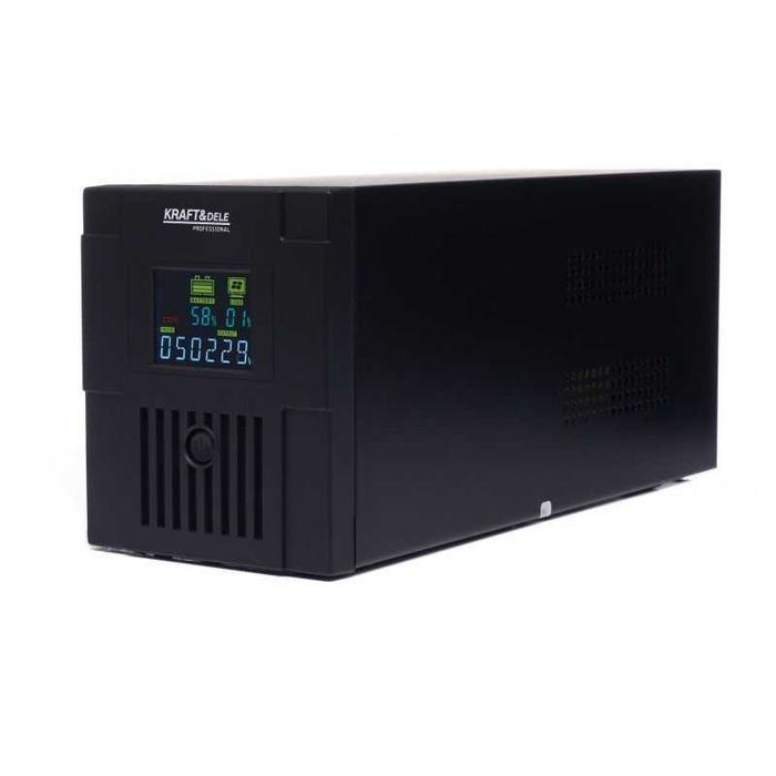 Zasilanie Awaryjne UPS 1200W LCD Pieca Pompy Wbudowany Akumulator New*