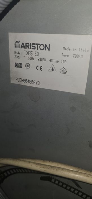 Ariston TX85 E mede in Italy