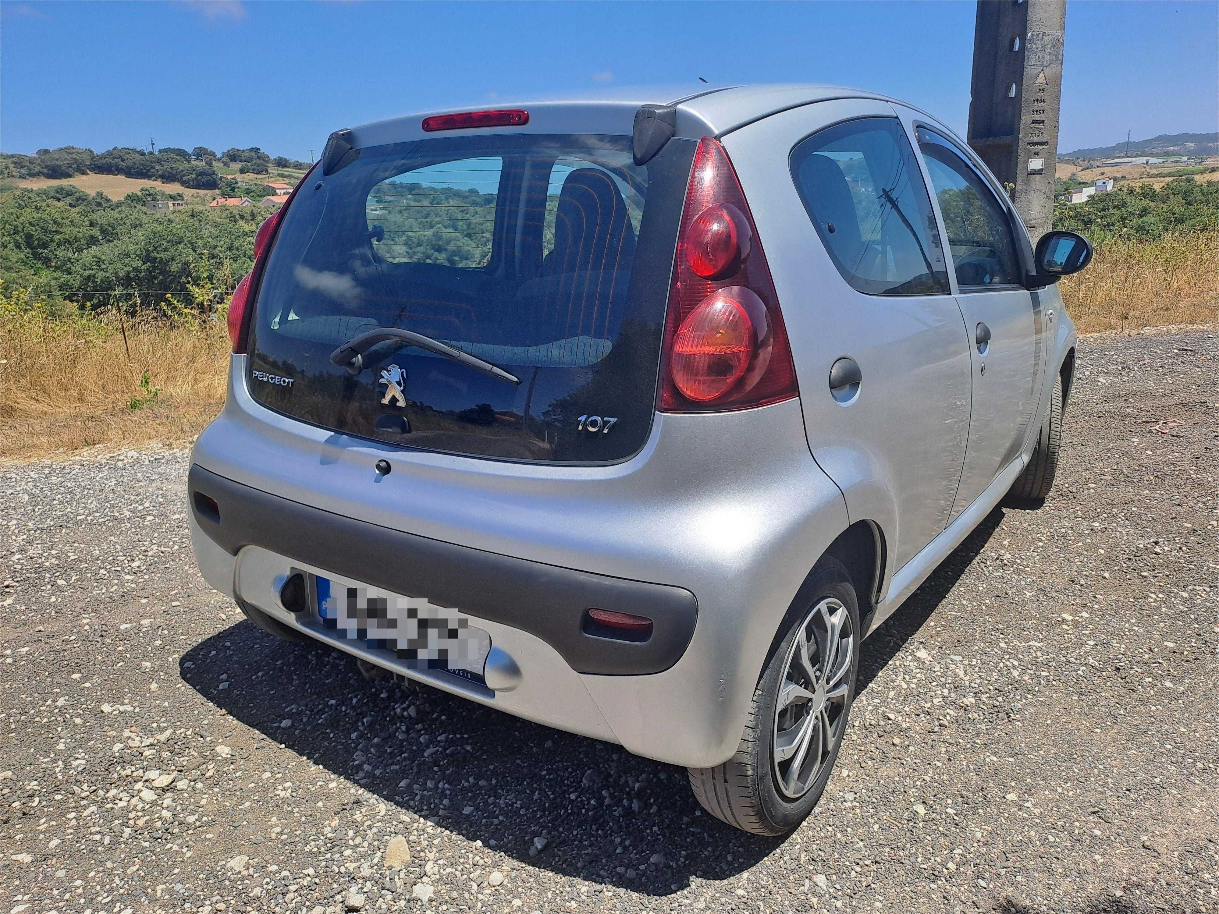 Peugeot 107 Gasolina com sistema GPL Versão FASE 2 (Restyling)