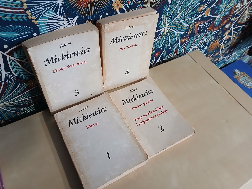 Adam Mickiewicz Dzieła Poetyckie Tomy 1-4