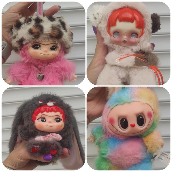 М'які іграшки брелки Лабубу 5 сезон , Міккі, Вакуку, Стіч, Ск