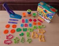 Duży zestaw ciastoliny Play Doh Fun Factory ponad 30 el. JAK NOWY!!!