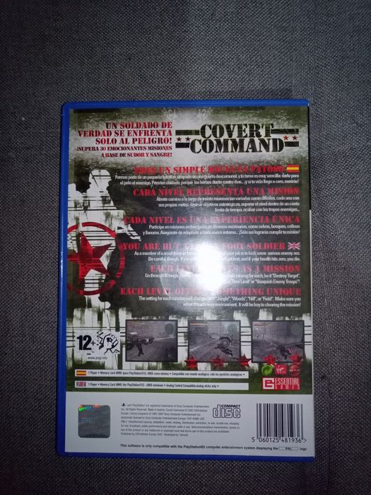 Covert Command PS2