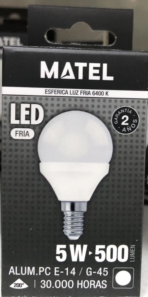 Lampada gota led casquilho fino