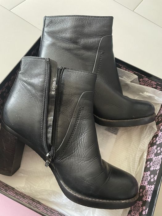 Ботинки кожа зима