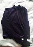 H&M Divided nowy brokatowy crop top z półgolfem aksamitny M