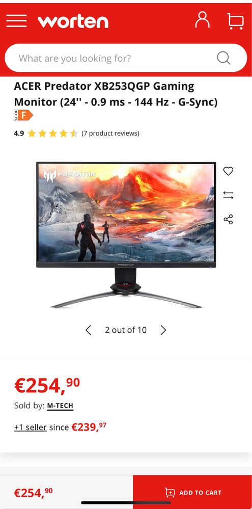 Gaming moniter 144hz