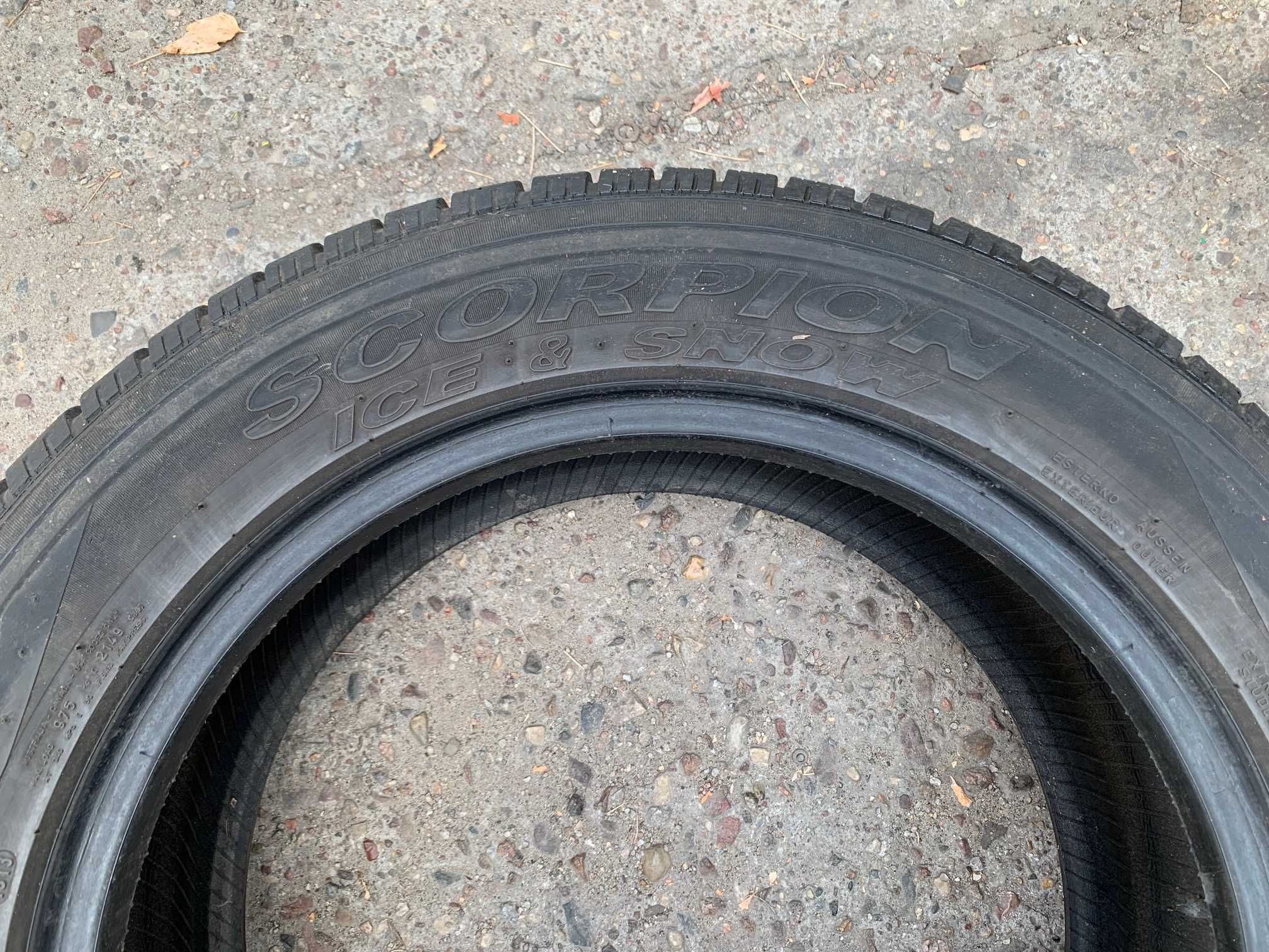 4x zimowe PIRELLI Scorpion ICE&SNOW 235/60R18 107H XL - 2x6 mm, 2x7mm