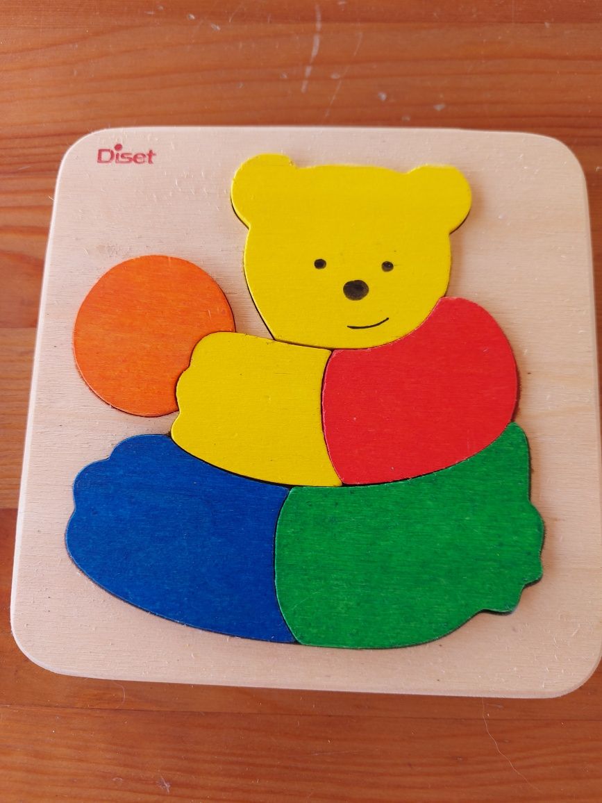2 Puzzles de Madeira da Diset - 2 aos 4 anos.