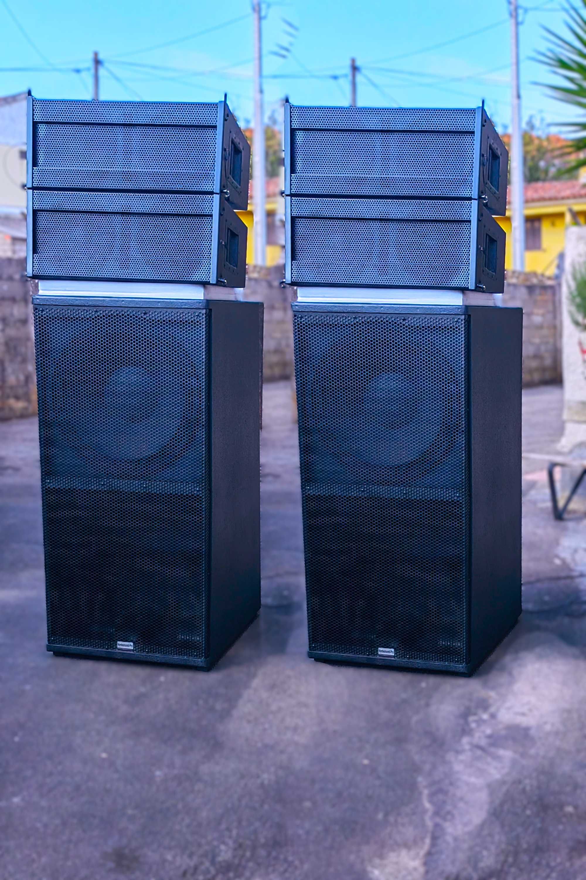 PA Nortesound-Pro graves de 21" ,10.000 Watts Rms