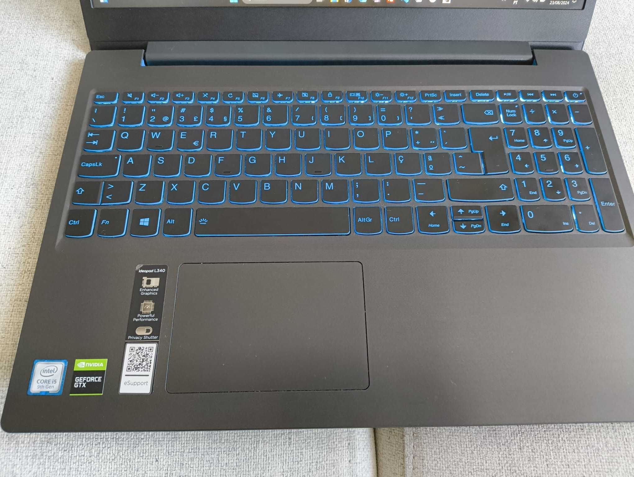 Poderoso computador Lenovo Idealpad L340, NVIDIA GeForce GTX 1650