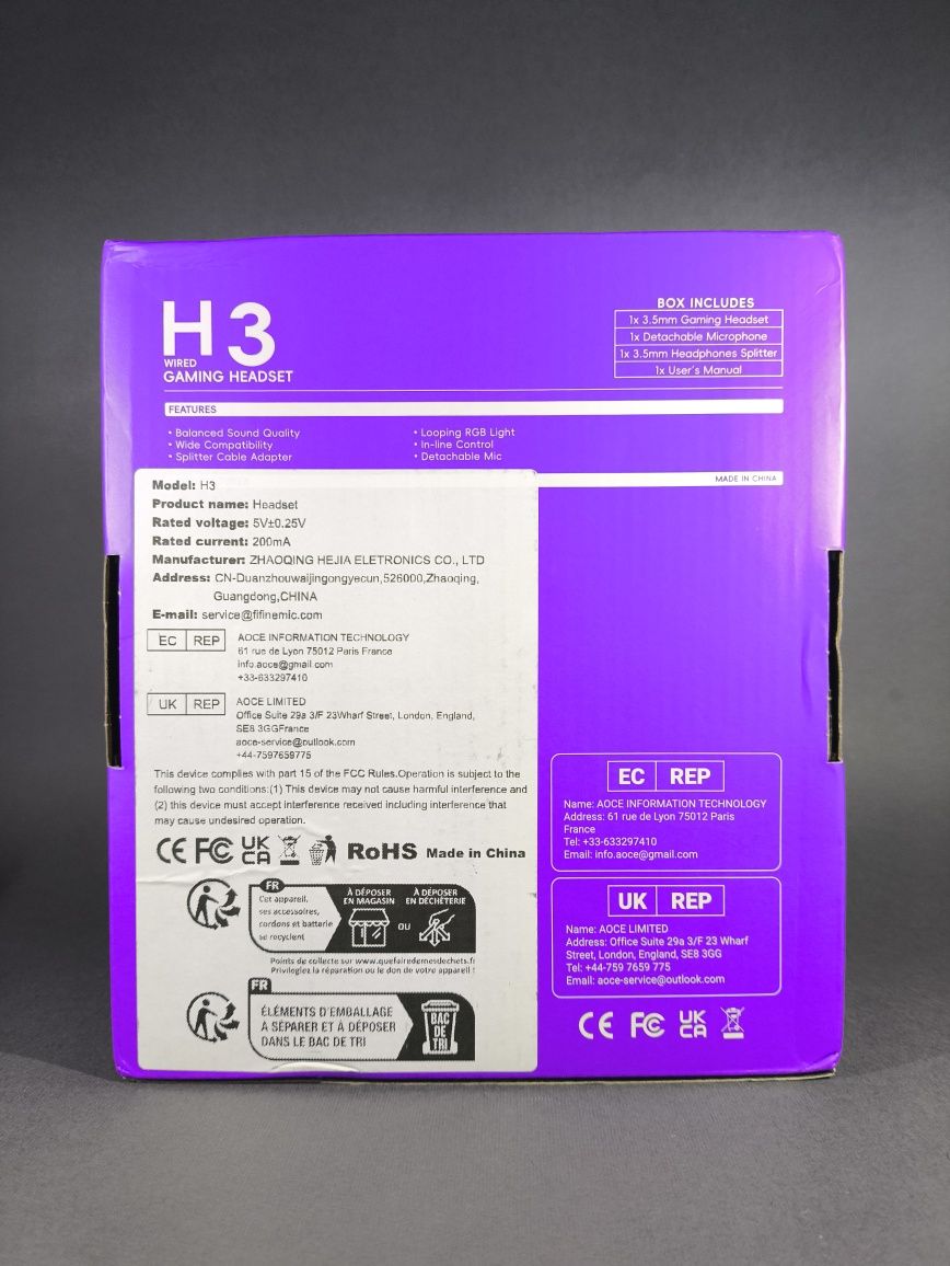 ‼️Fifine H3 Ampligame - Ігрові навушники, гарнітура + гарантія 90 днів