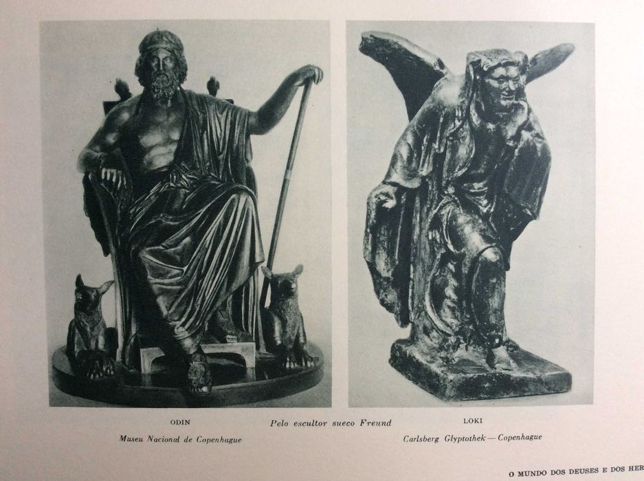 O mundo dos Deuses... Estampas do ano 195? Ver descrição das imagem/s