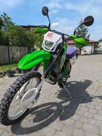 Kawasaki KMX 125, super stan, kat.B, enduro, przegląd, ubezpieczenie