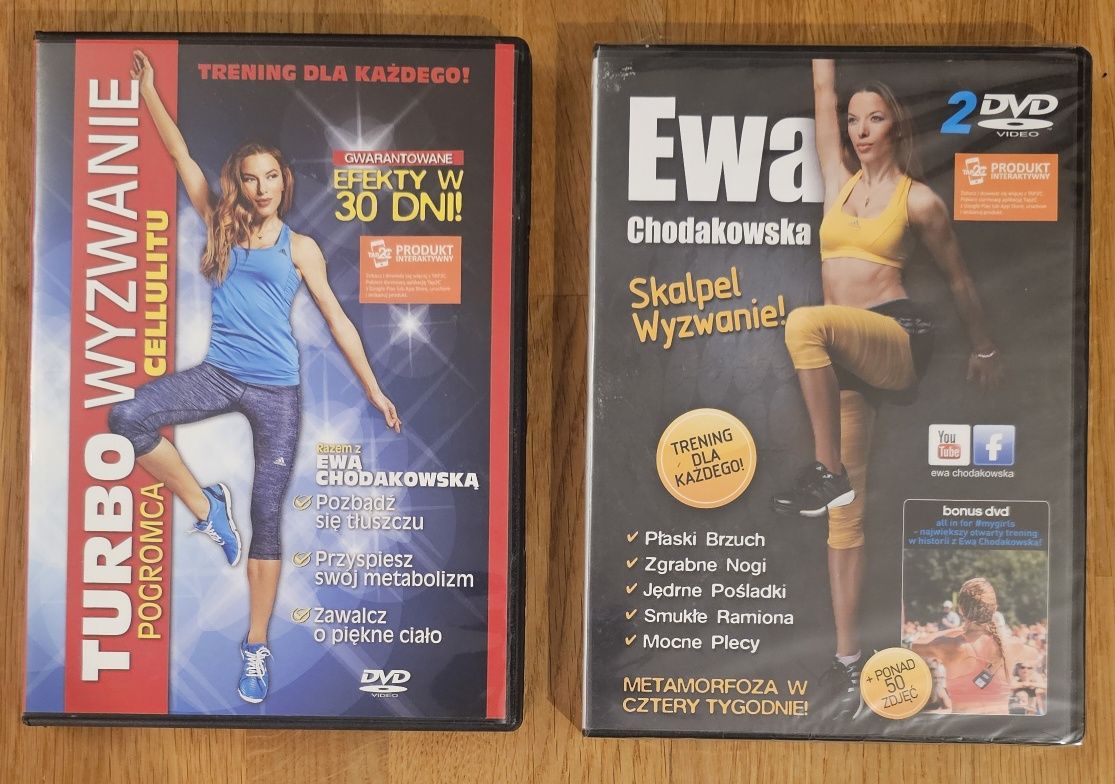 Ewa Chodakowska ćwiczenia, skalpel oraz turbo wyzwanie dvd