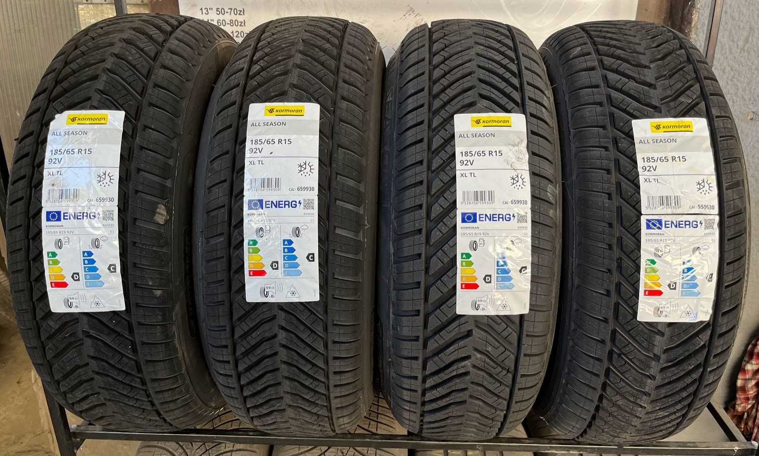 185/65R15 Kormoran cztery nowe opony całoroczne