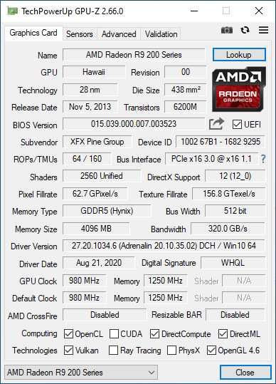 PC Intel Core i7-3770K, 8 GB 2400, XFX R9 290 4GB RAM 512 Bit, 1TB SSD