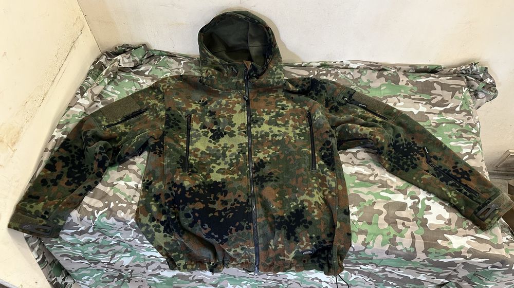 Флісова кофта helikon patriot-flecktarn БЕЗ ТОРГУ