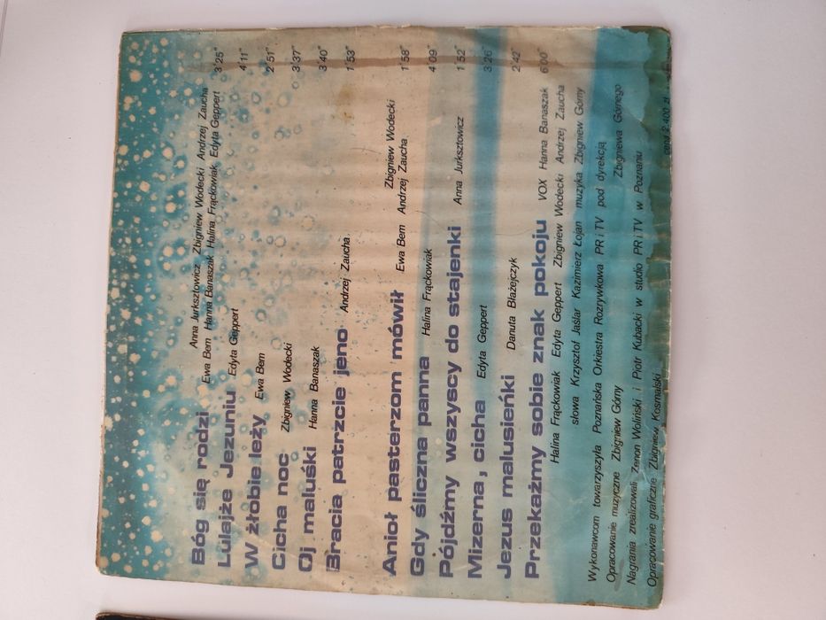 WINYLE kolędy - Zestaw dwóch płyt winylowych z kolędami