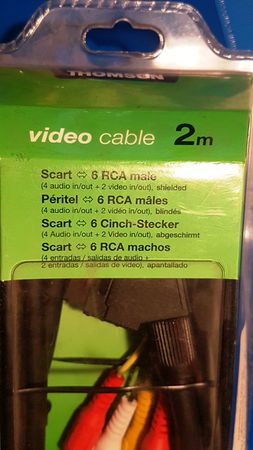 Kabel Video THOMSON SCART- 6 x RCA męskie