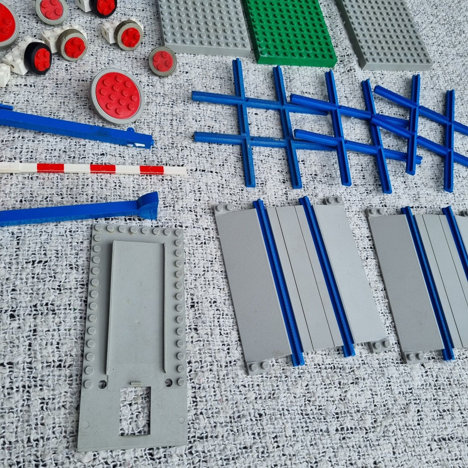 Klocki Lego stare lata 60 vintage tory pociąg Train zwrotnica koła box