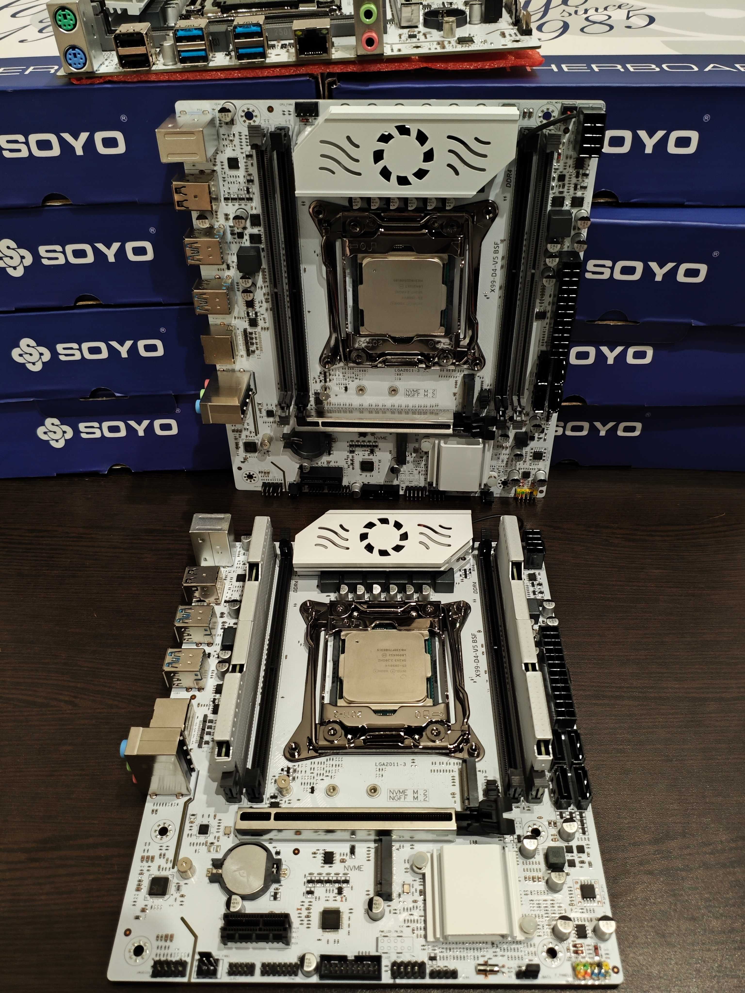Комплект 2011v3 X99 D4 + 2620v3 + кулер/TPM 2 2640в4 2660v4/ 16Gb DDR4